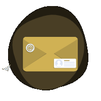 an envelope opening up with a letter inside