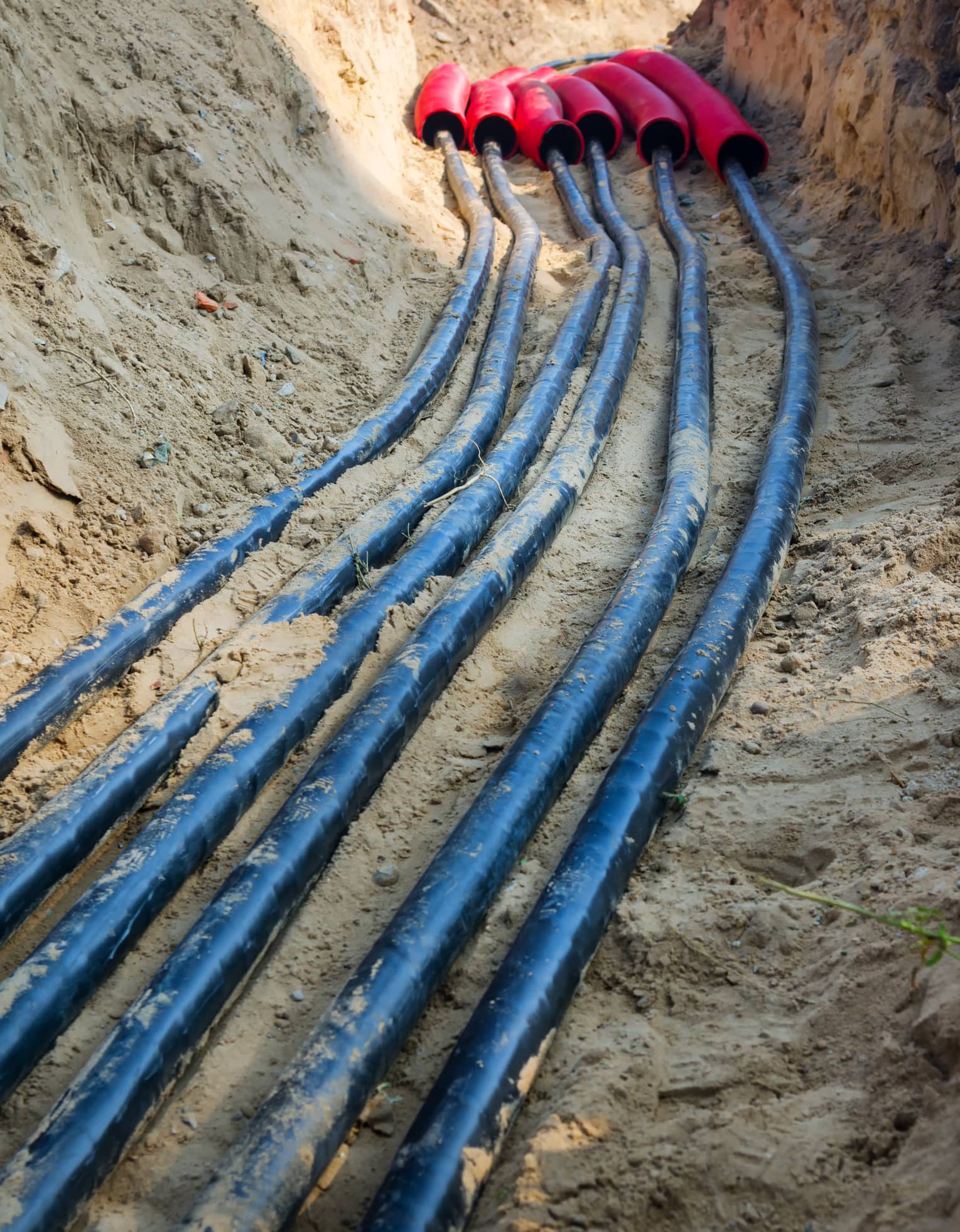 Electrical networks in the ground