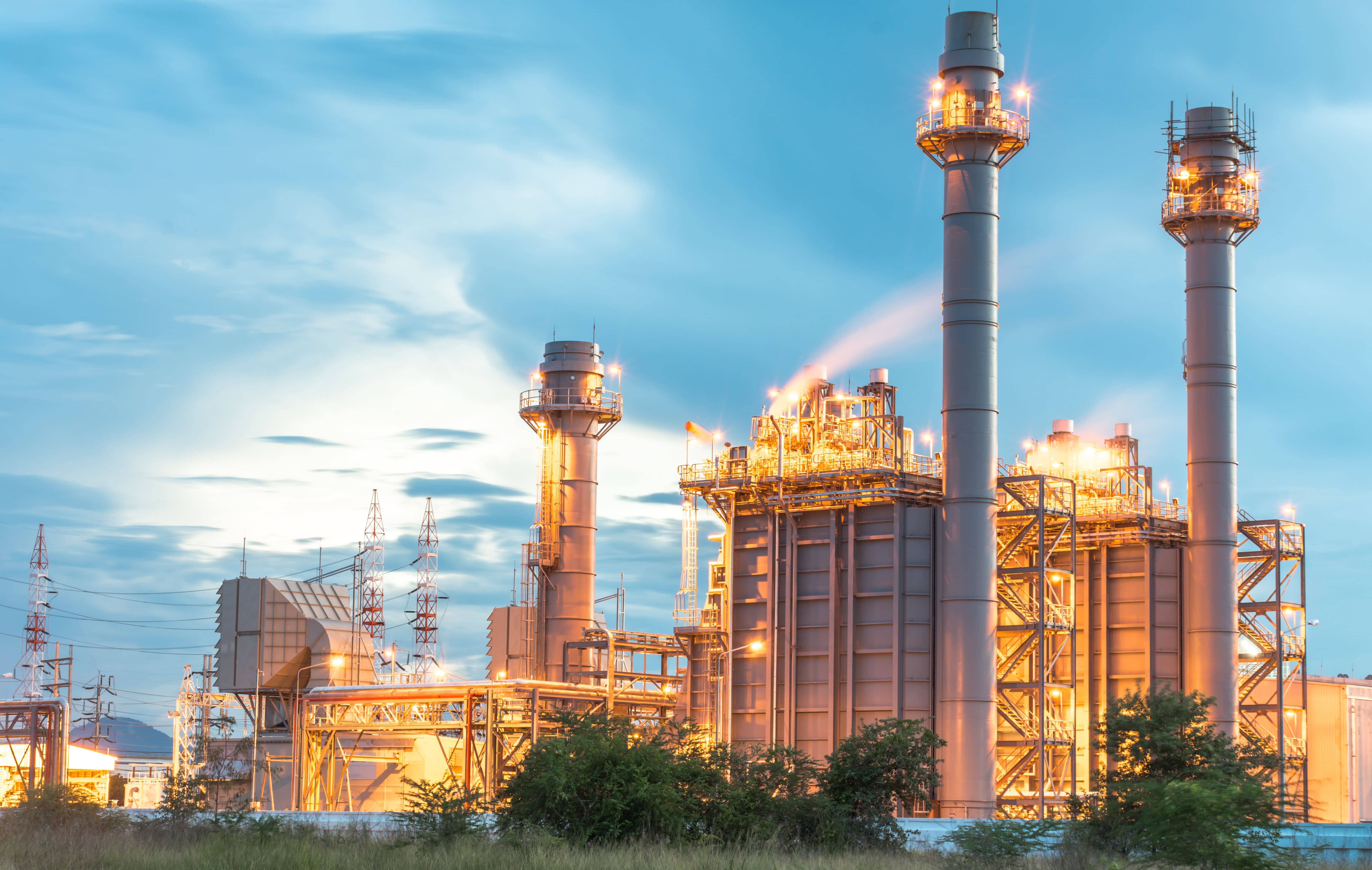 Industry boiler in Oil Refinery Plant